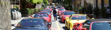 Piazza Brembana manifestazioni eventi raduno auto Ferrari.