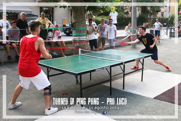 Piazza Brembana - Sport e attività sportive. Torneo di Ping Pong - Pro Loco - 2019 - 1a Edizione.