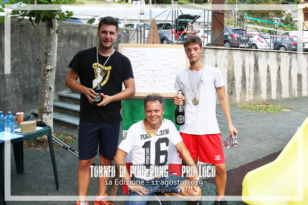 Piazza Brembana - Sport e attività sportive. Torneo di Ping Pong - Pro Loco - 2019 - 1a Edizione.