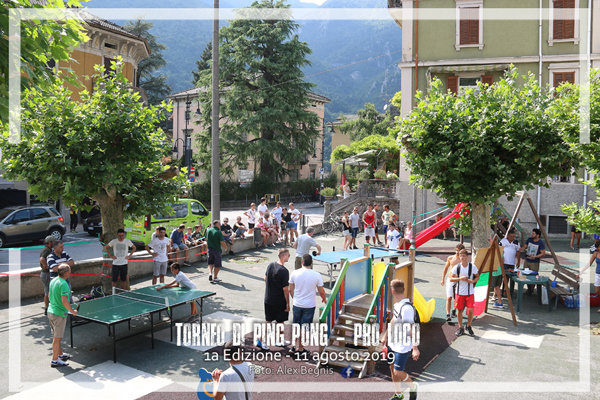 Piazza Brembana - Sport e attività sportive. Torneo di Ping Pong - Pro Loco - 2019 - 1a Edizione.