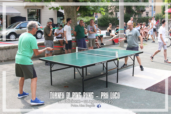 Piazza Brembana - Sport e attività sportive. Torneo di Ping Pong - Pro Loco - 2019 - 1a Edizione.