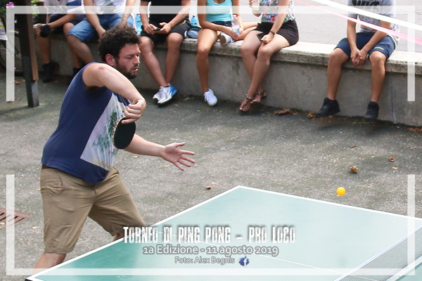 Piazza Brembana - Sport e attività sportive. Torneo di Ping Pong - Pro Loco - 2019 - 1a Edizione.