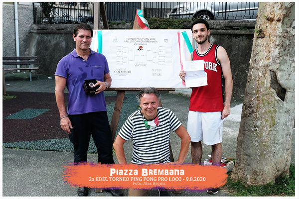 Piazza Brembana - Sport e attività sportive. Torneo di Ping Pong - Pro Loco - 2020 - 2a Edizione.