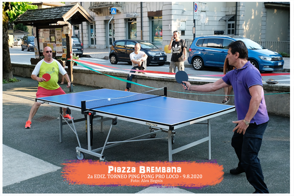 Piazza Brembana - Sport e attività sportive. Torneo di Ping Pong - Pro Loco - 2020 - 2a Edizione.