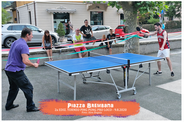 Piazza Brembana - Sport e attività sportive. Torneo di Ping Pong - Pro Loco - 2020 - 2a Edizione.