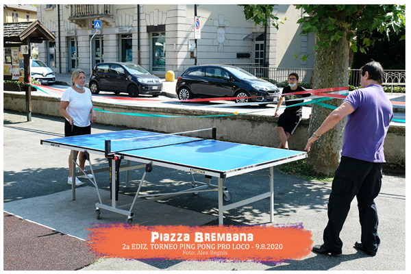 Piazza Brembana - Sport e attività sportive. Torneo di Ping Pong - Pro Loco - 2020 - 2a Edizione.