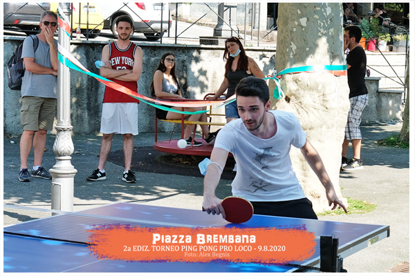 Piazza Brembana - Sport e attività sportive. Torneo di Ping Pong - Pro Loco - 2020 - 2a Edizione.